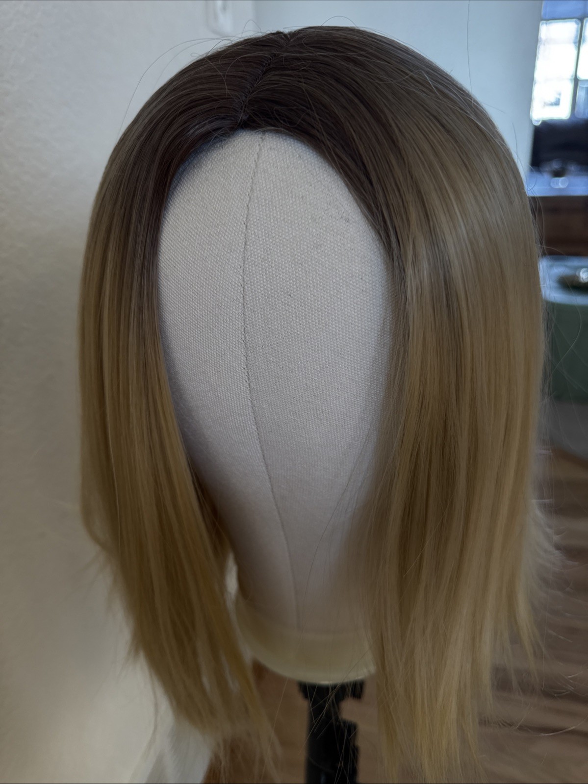 Aisi Lace Straigh Cut Blonde Highlighted Lace Front Wig Standard 27/613. 12”71