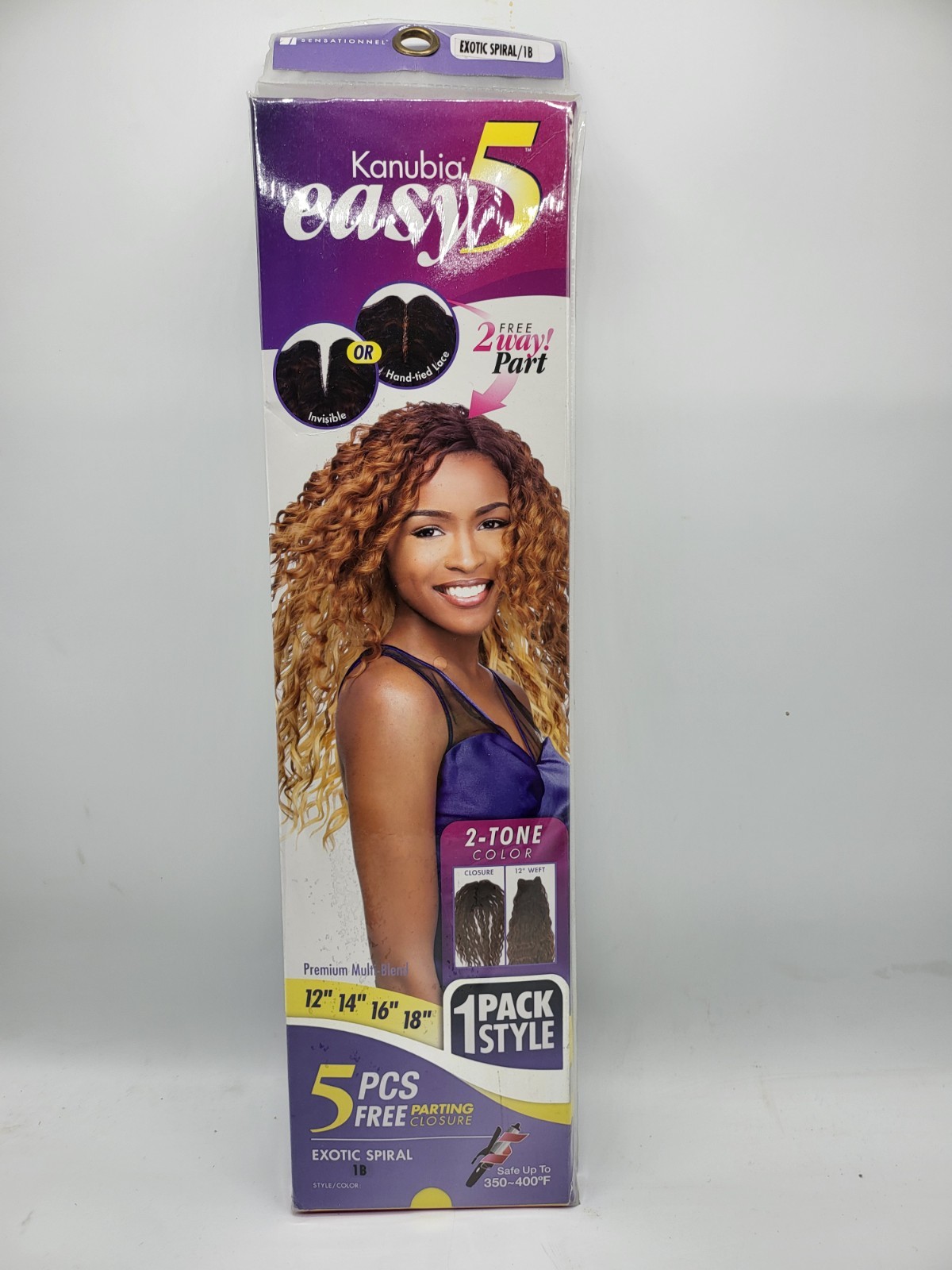 Senationnel Snap Exotic Spiral 1pk For Full Hair Weave