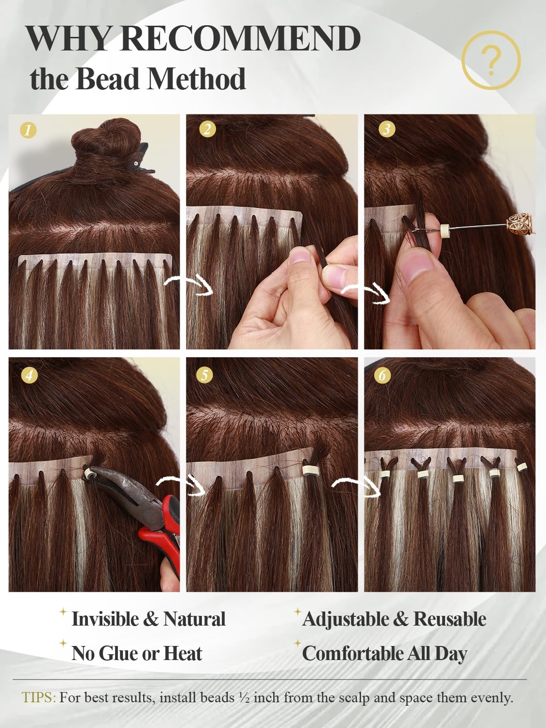 Hanne Fashion Invisible Weft Hair Extensions Human Hair Pu Skin Weft Micro Link