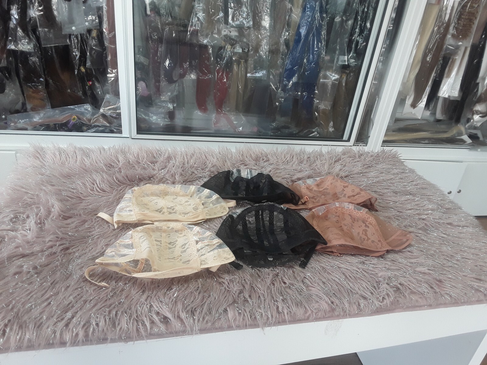 BREATHABLE Wig Caps with lace Net For Making Wigs With Adjustable Straps 6pcs