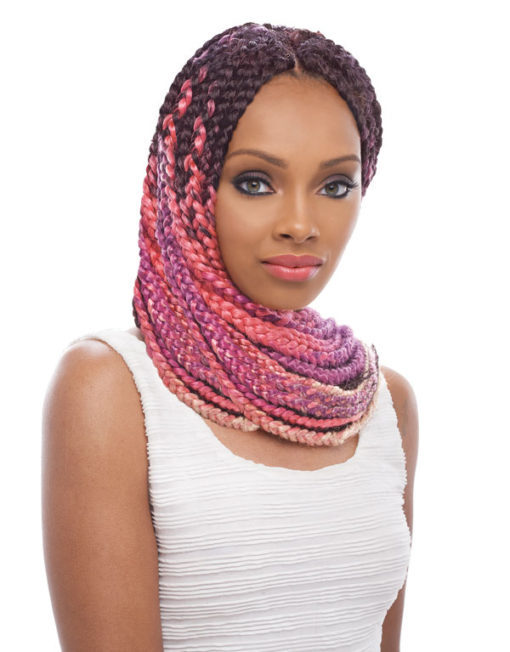 Janet Collection Ombre Braiding Hair Kanekalon – Pastel Jumbo Braid Two Tone
