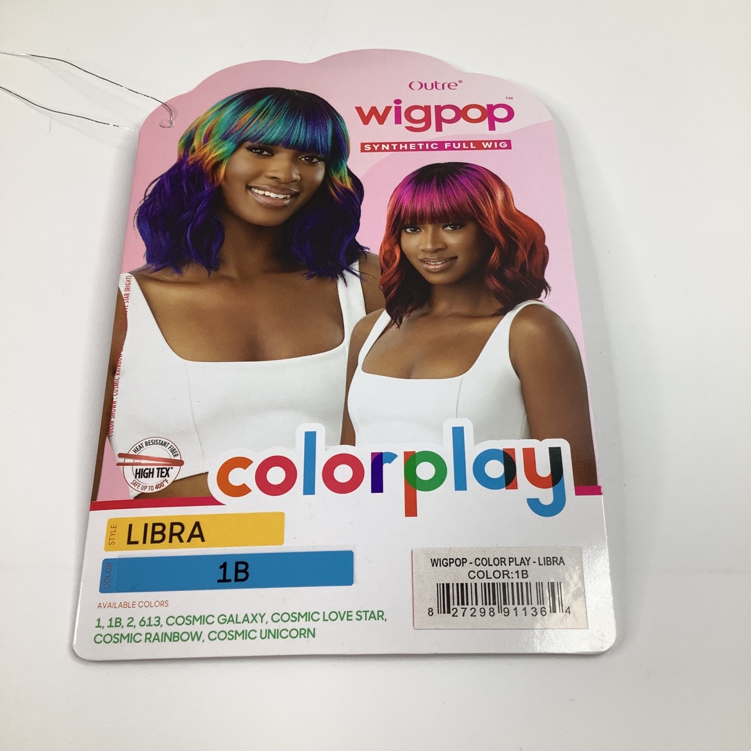 Outre wigpop colorplay LIBRA Synthetic Full Wig 1B Wavy Bob