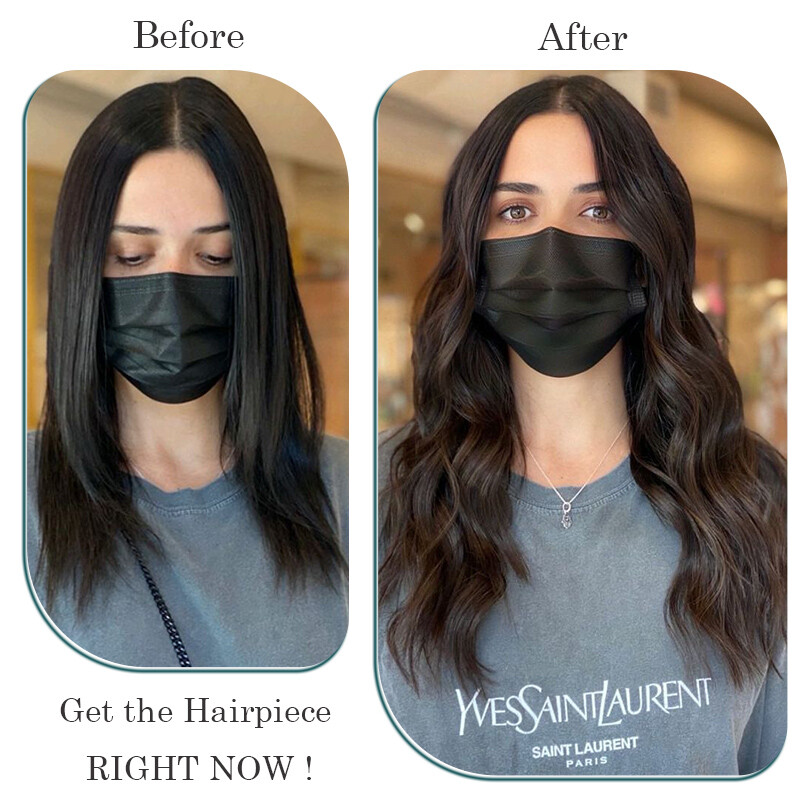 THICK Clip In One Piece 100% Remy Human Hair 3/4 Full Head U-Shape Extensions