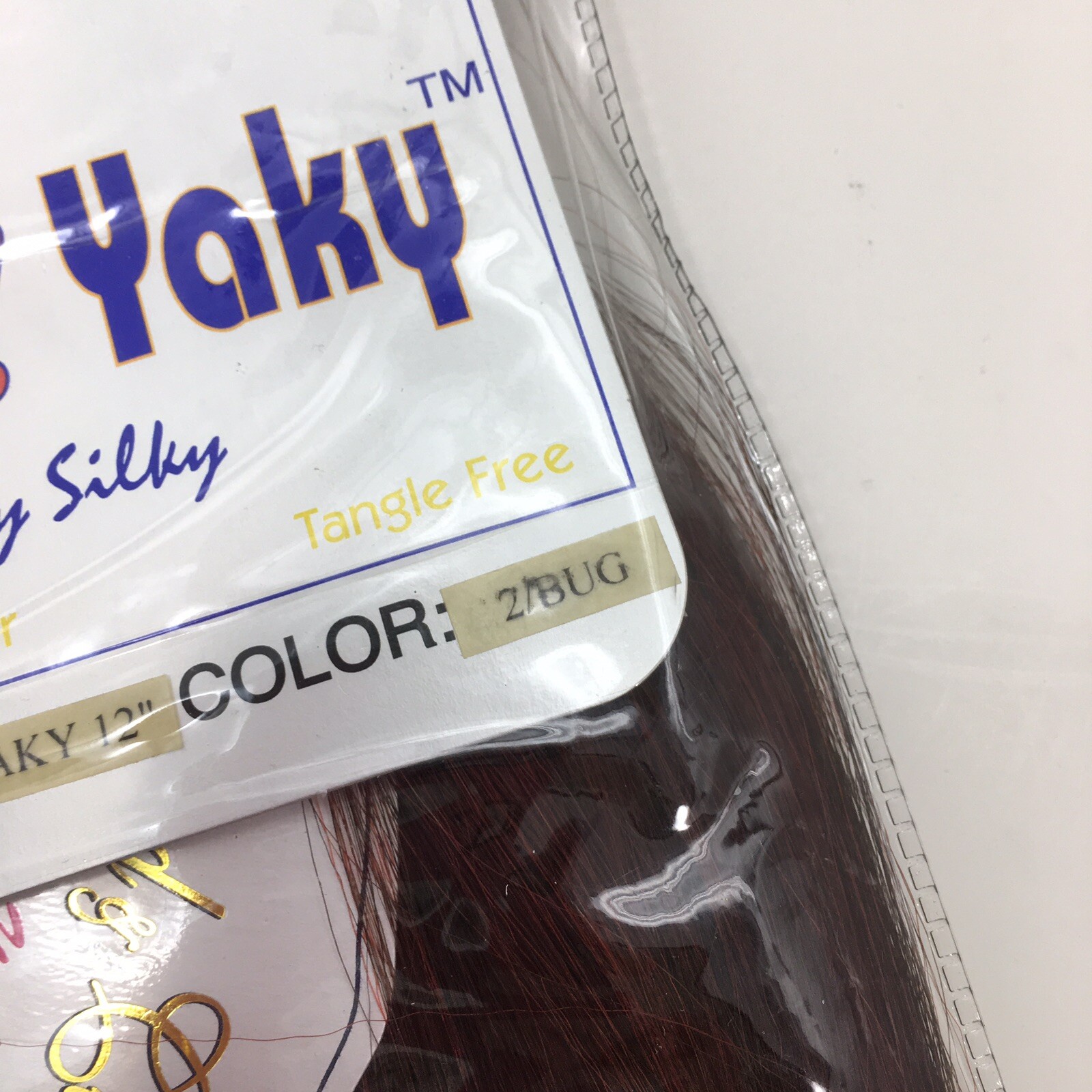 NEW Lord & Cliff 100% Human Hair Extension HOT Yaky 12″ inch Color: 2Bug
