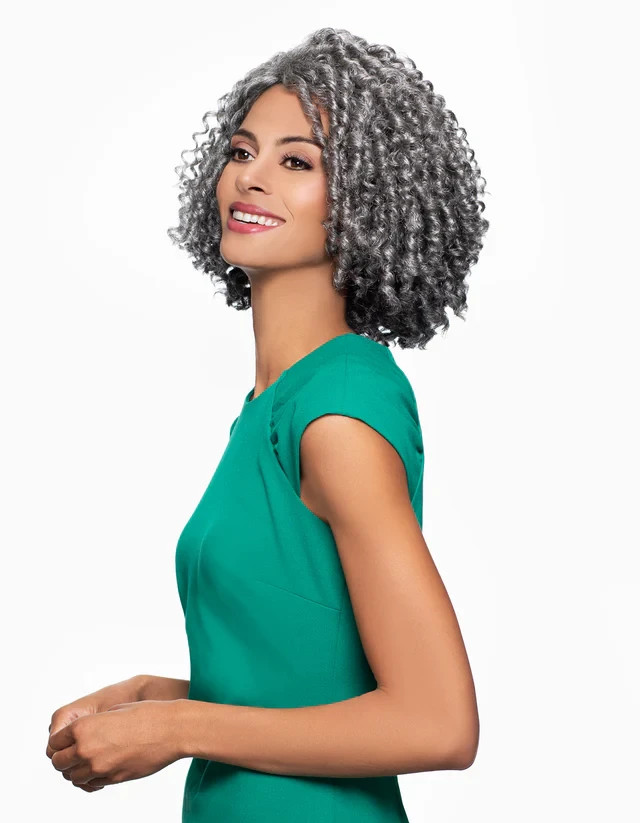 Foxy Silver Maddie Wig, Stylish and Natural-Looking Synthetic Wig