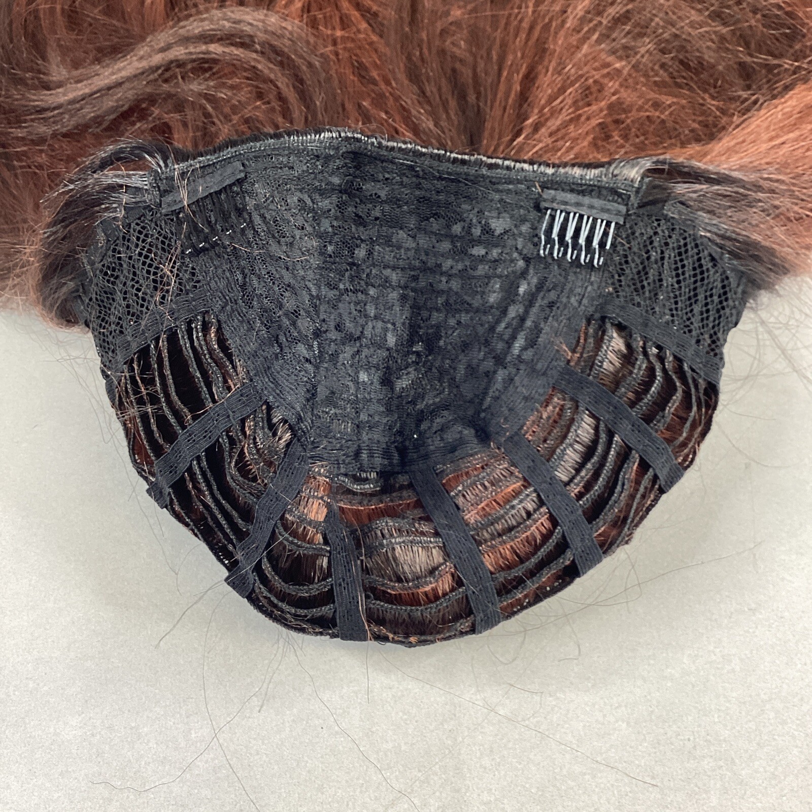 Serenity Long Straight #DR2/Ginger Brown Darkest Brown Synthetic Quick Weave Wig