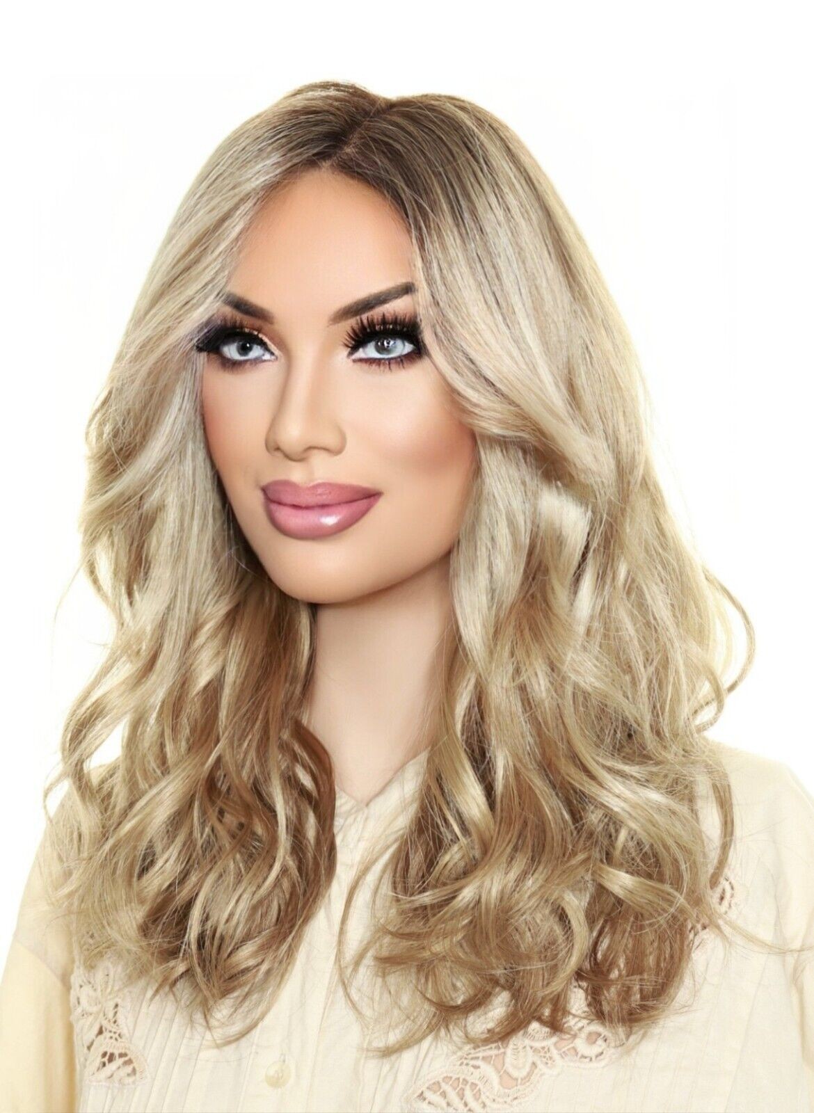 Bryce | Jon Renau Wigs | Lace Front MonoPart | Venice Blond | 22F16S8