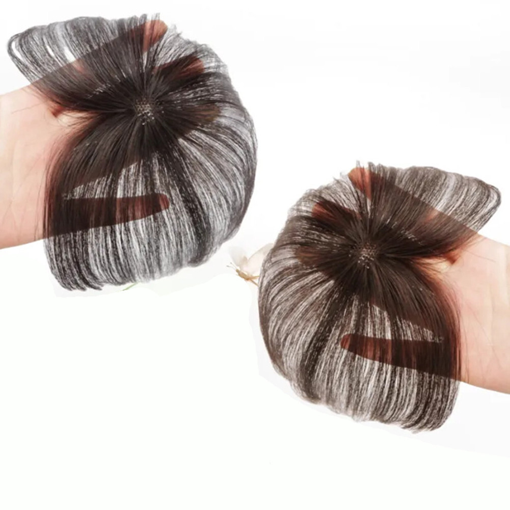 Clip In Human Hair Straight BangsToppers -For Women Thin Hair Top Replacement