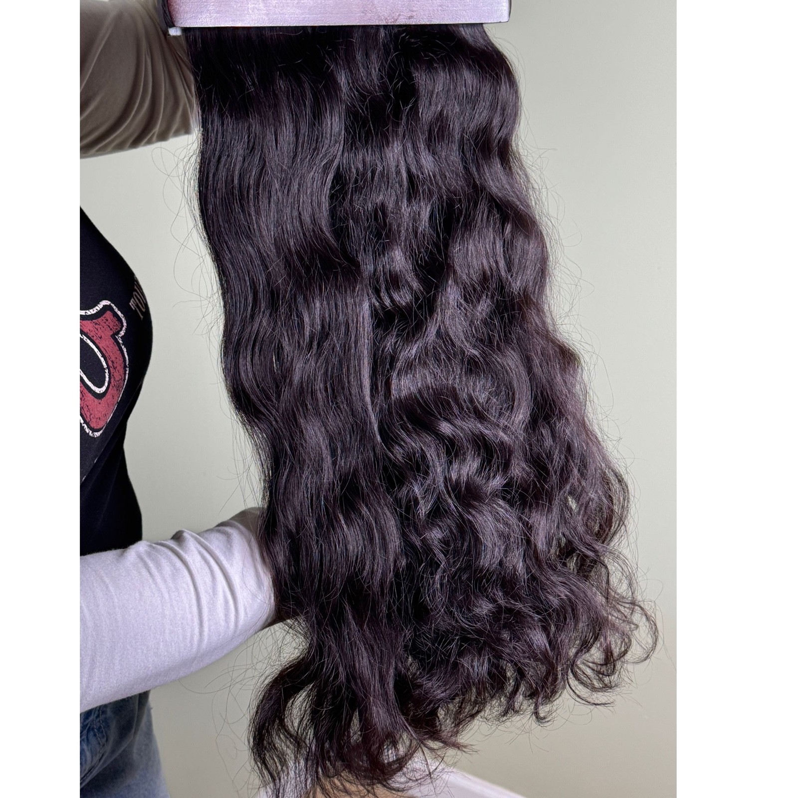 Raw Indian Human Hair Bundles Virgin Unprocessed Weave Extension