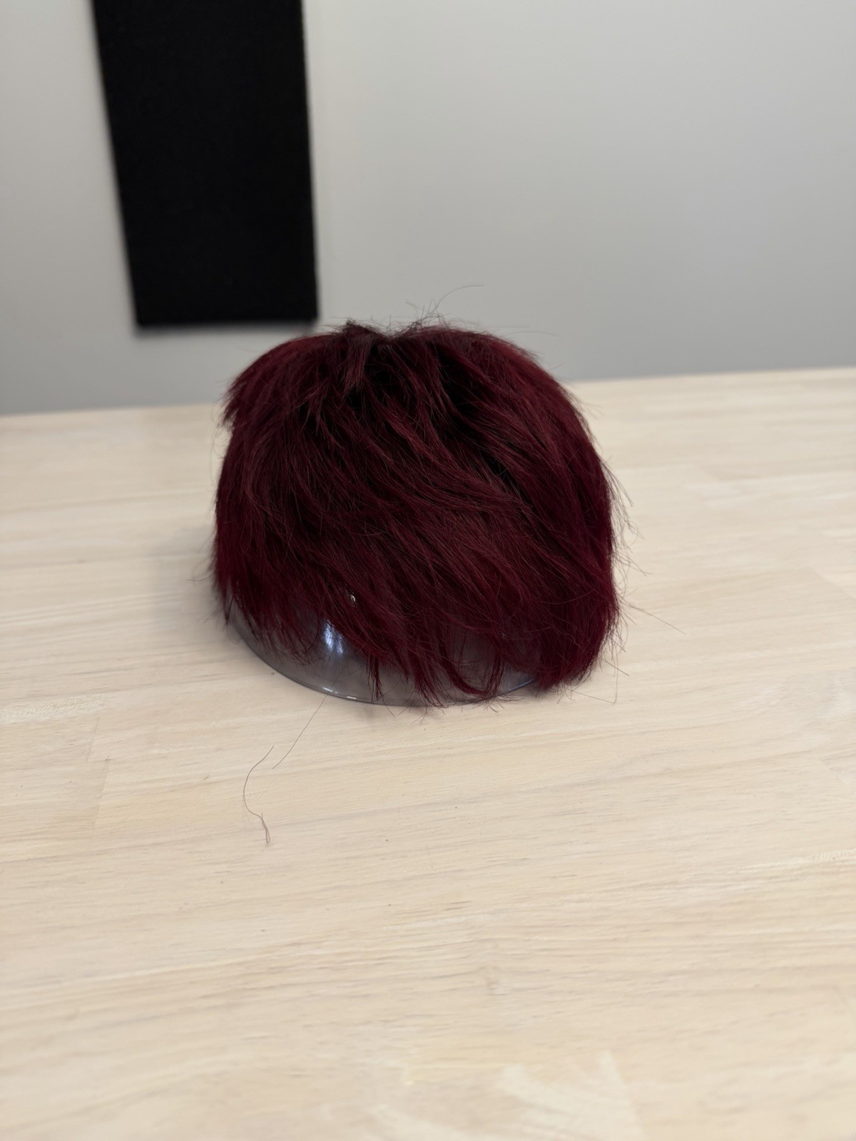 Custom Men’s Lordhair Brand Toupee, Hair System, Red With Dark Roots 0.08mm Skin