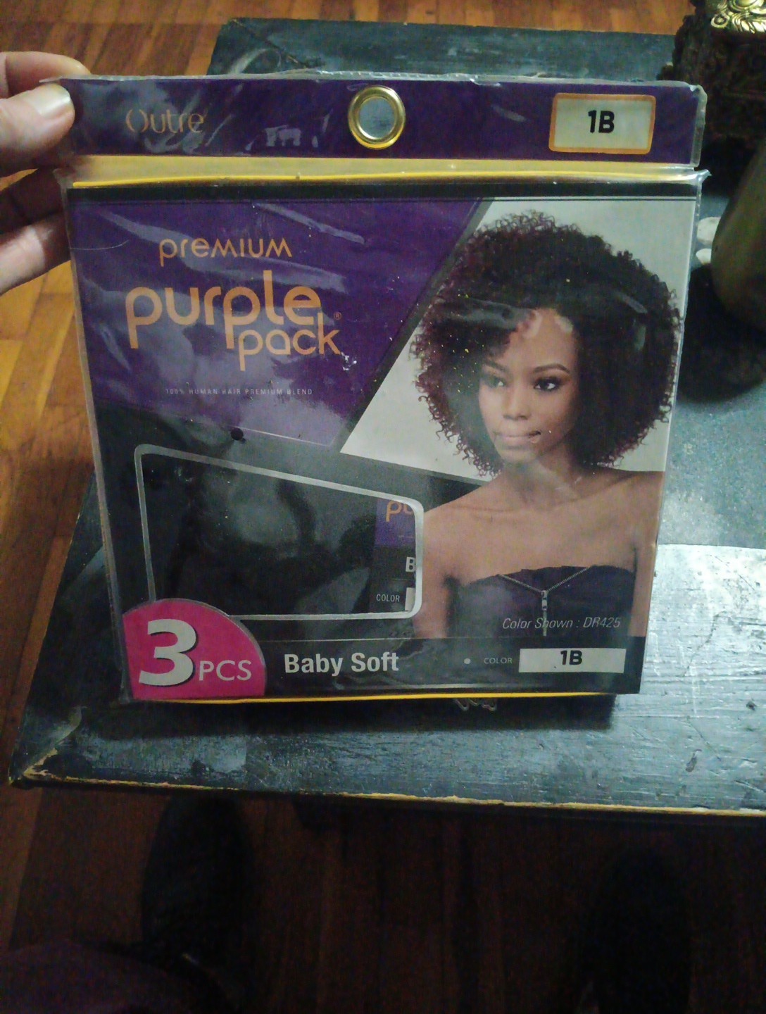 Outre Purple Pack 100% Human Hair Premium Blend 3pcs Hair Extentions