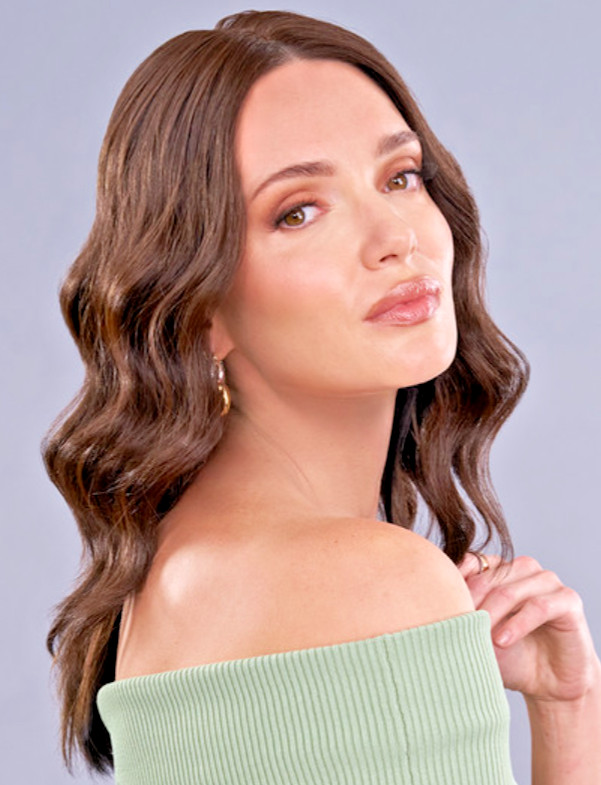 TOP TREND LACE HD WAVY 14″ Topper Jon Renau -Message Color B4- MonoTopLaceFront