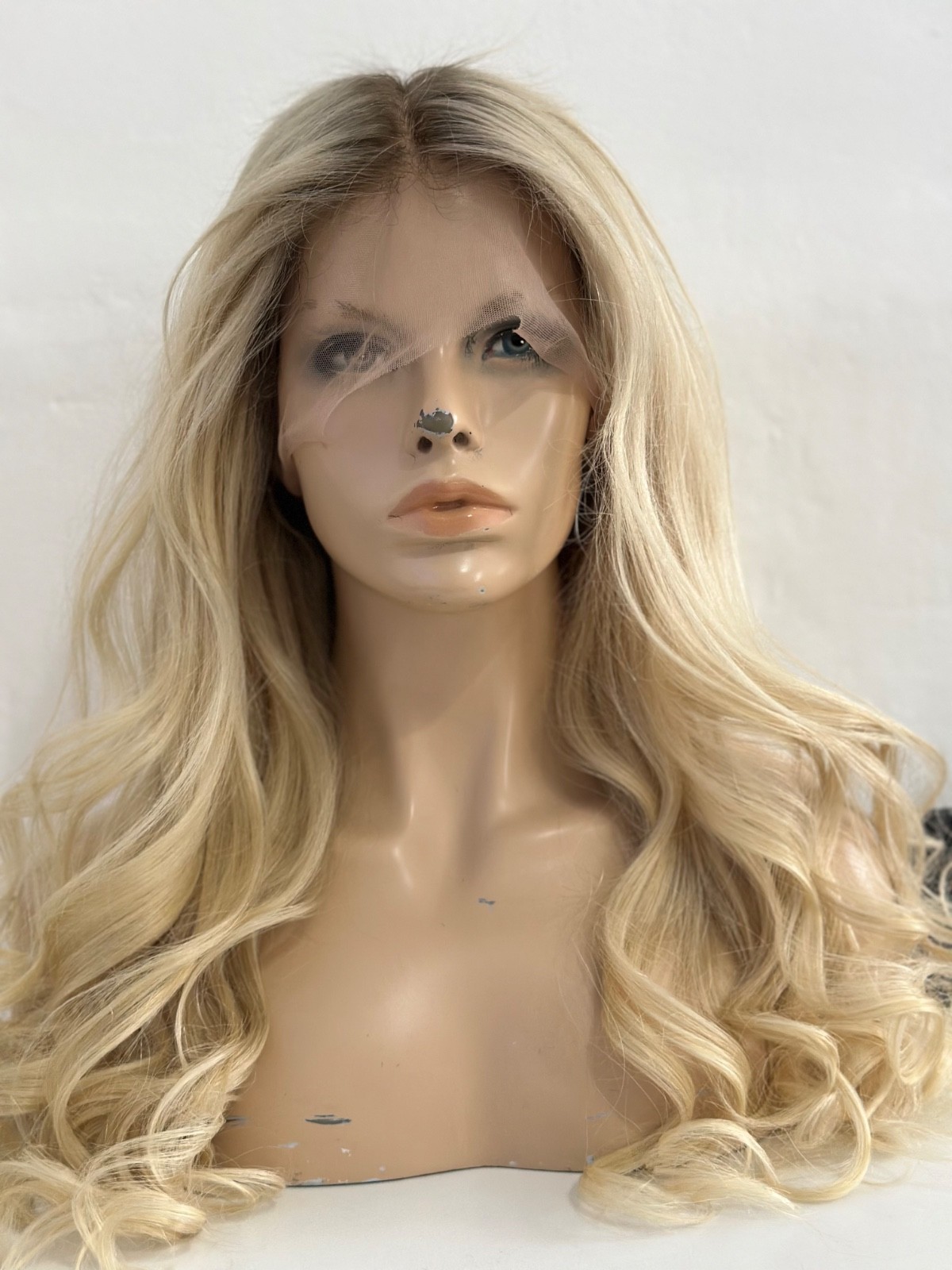 Blonde Lace wig , 100% human hair lBrand New ROOTED 20” custom order