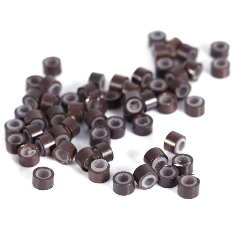 6*4*4 Micro Ring For 1g I Tip/Micro Loop Ring Hair Extension Nano Beads Silicone