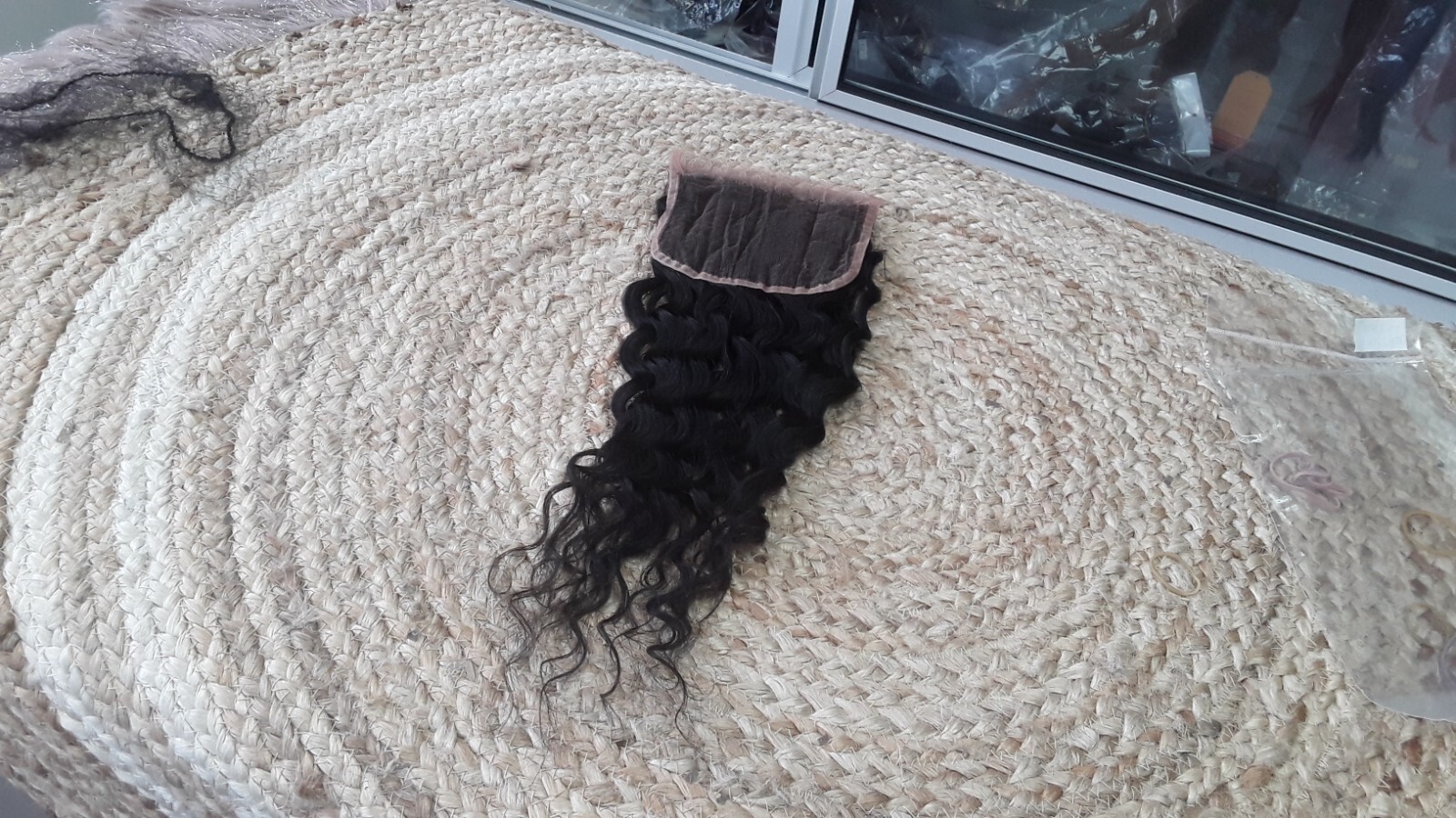 13A BRAZILIAN RAW VIRGIN HUMAN HAIR WATER WAVE HD 5X5 LACE CLOSURE 16INCH 70g 1b
