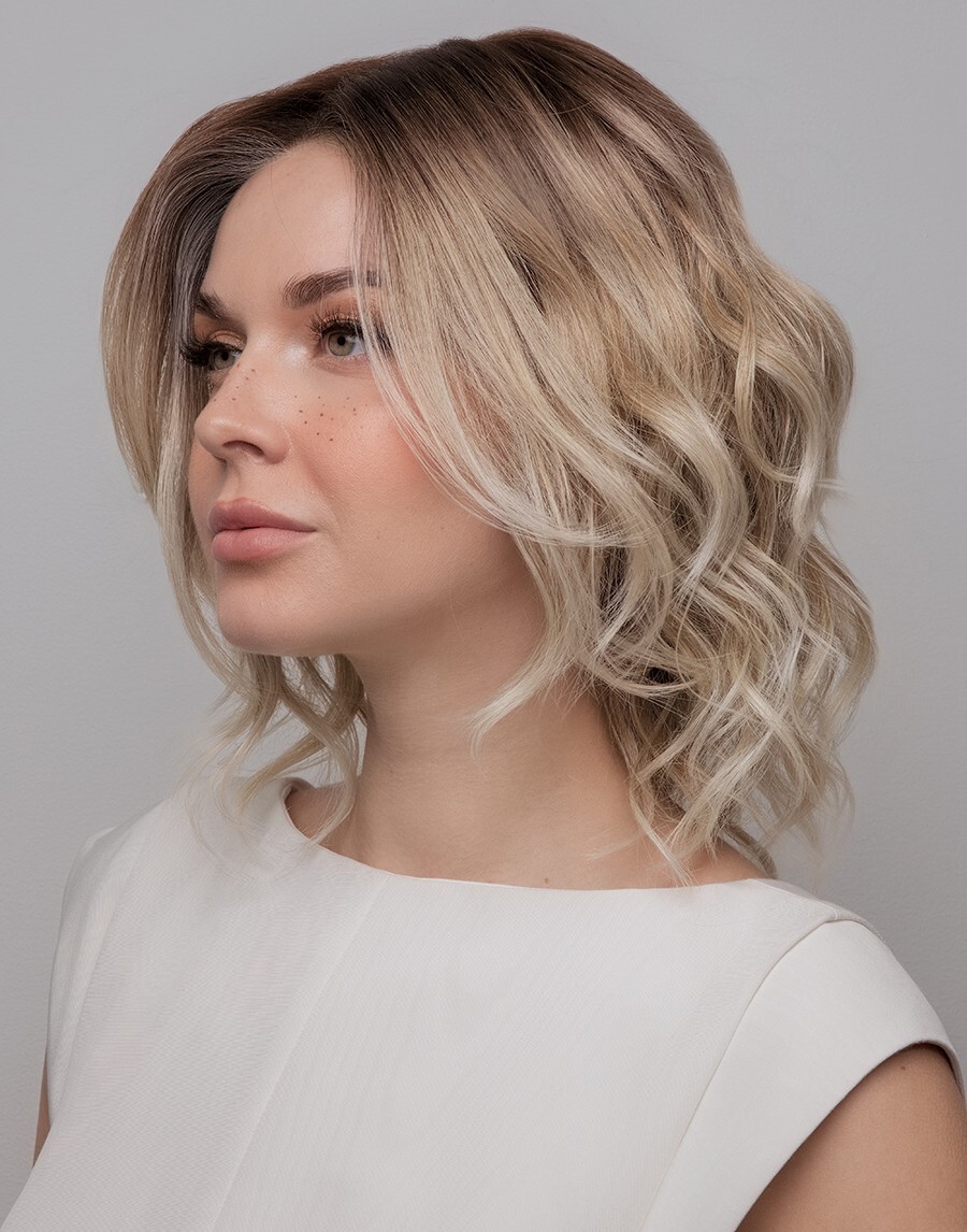 ROHAN Wig by AMORE, *ANY COLOR* Heat Friendly! Mono Top, Extended Lace Front NEW