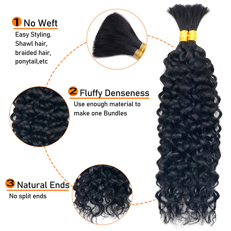 Bulk Mink Hair 22 Inch Best Quality Braids Human Hair In Body Wave 100g/PACK