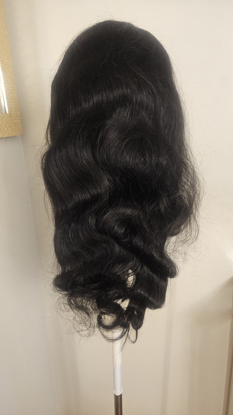 High Quality natural 24 ” straight 100% Virgin Human Hair Lace closure Wig.