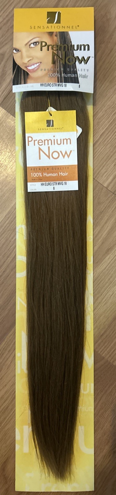 100% Human Hair Extensions. 18”inch. Color #8. 1 Pack For $45