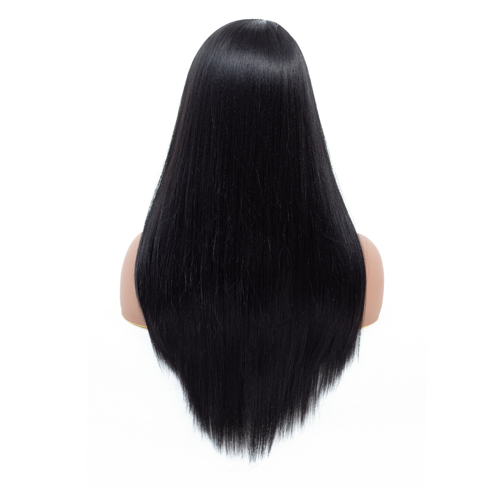 Onedor 24″ Kanekalon Hair 130% Density Straight Lace Front Side Part Long wig