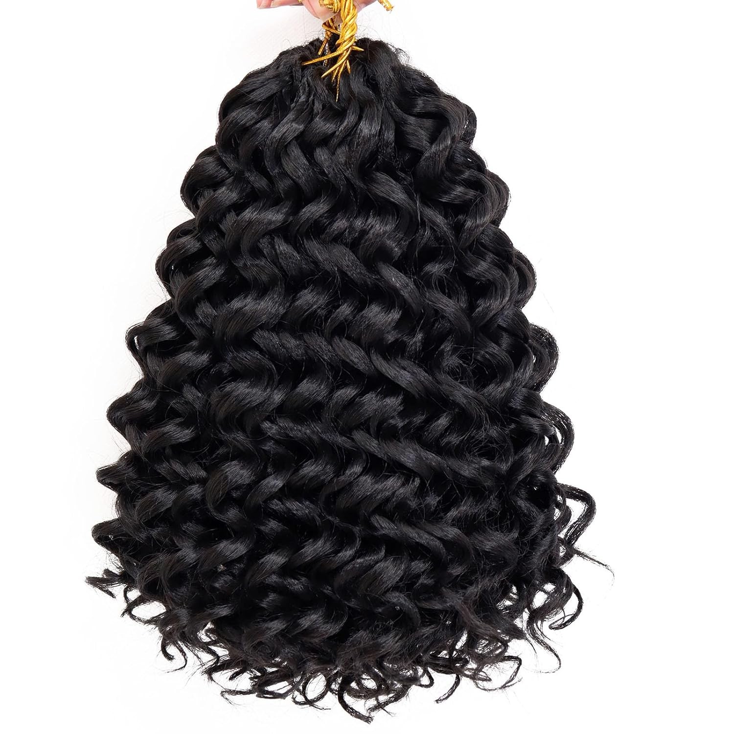 7 Packs Curly Crochet Hair for Black Women 10 Inch GOGO Curl Crochet Hair Deep O