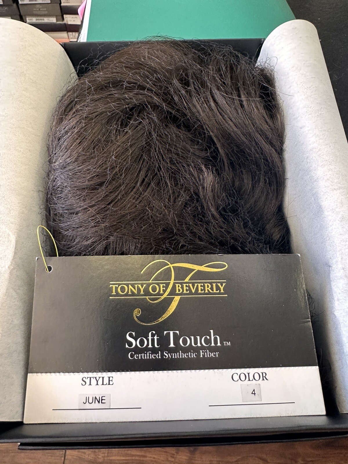 “JUNE” by TONY OF BEVERLY #4 a Dark Brown wavy bob. Discontinued! Reg. $199 ❤️