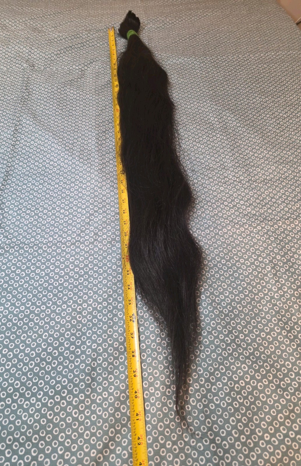 Black Human Hair Ponytail Straight Soft 42 inches 249.2g 1pc