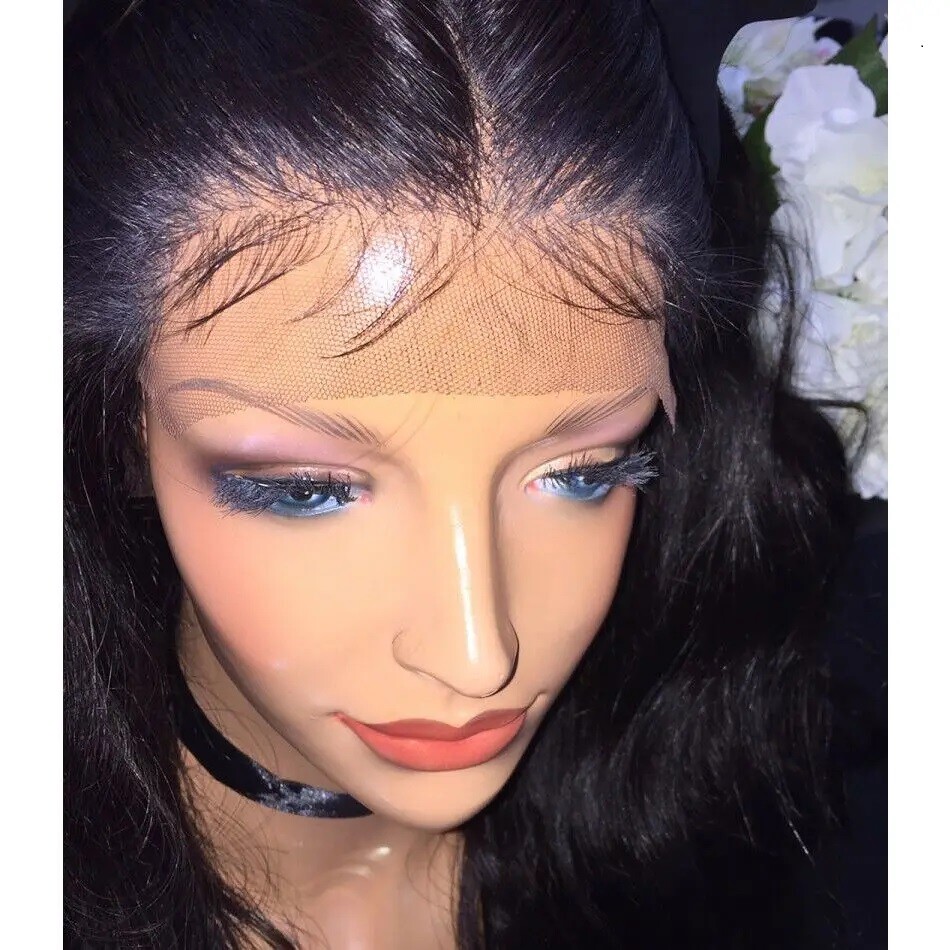 Body Wave Human Hair 5.5X4.5 PU Silk Base Closure Wig Wavy 4X4 Lace Closure Wig