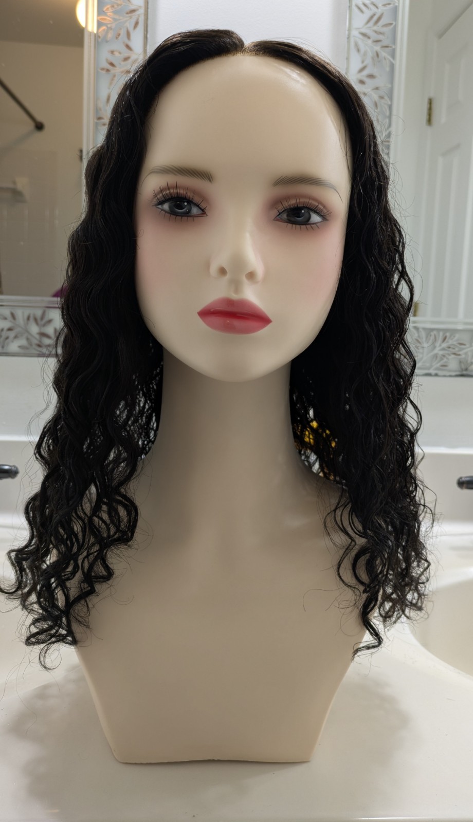 Hair ViVi Caribbean Wave 14 Inch Brazilian Human Hair Wig With Cappuccino Lace