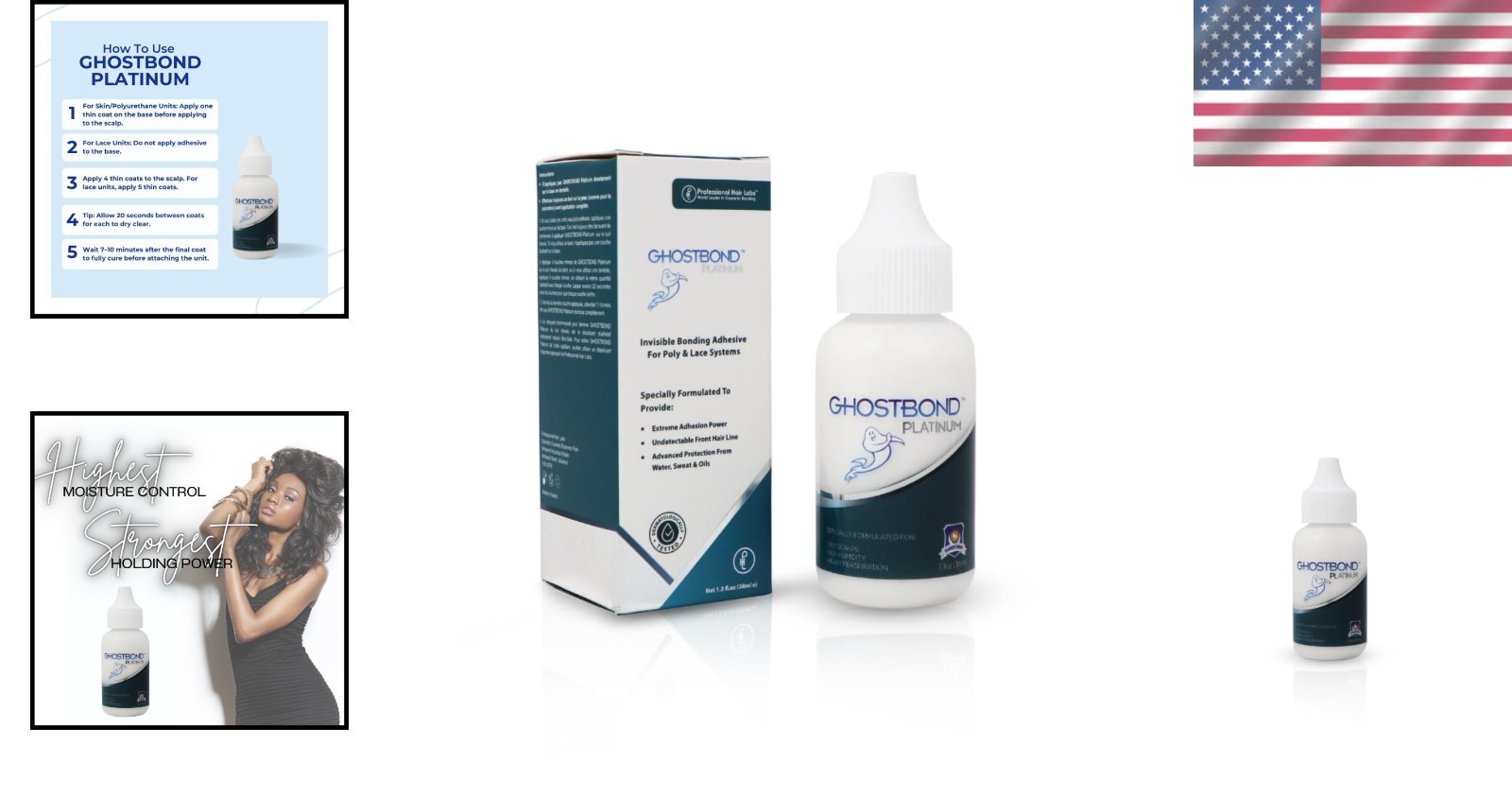 GHOSTBOND Platinum Wig Glue – Extreme Heat Resistant