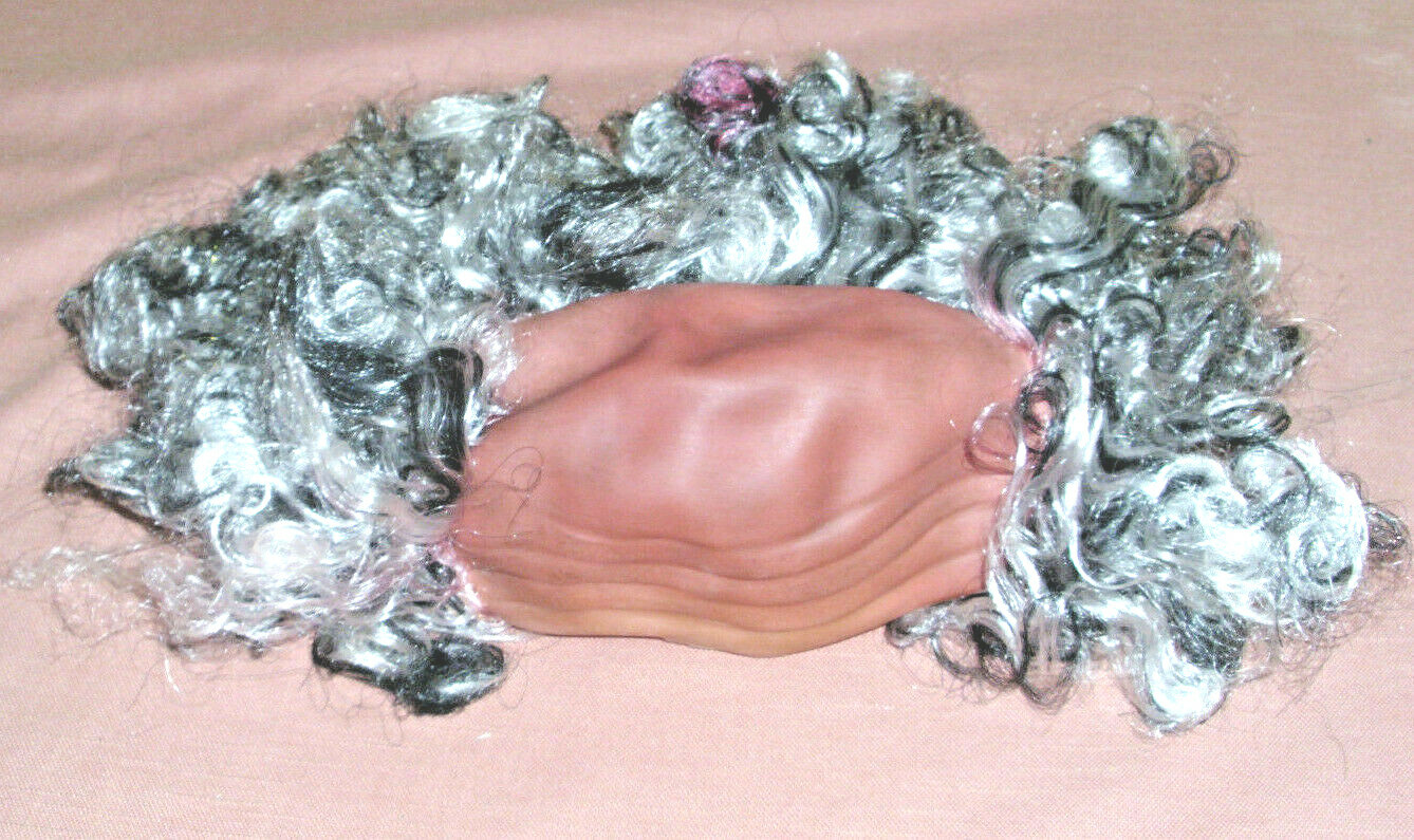 Bald Man Wig child theatrical character actor boy costume adult men curly hair