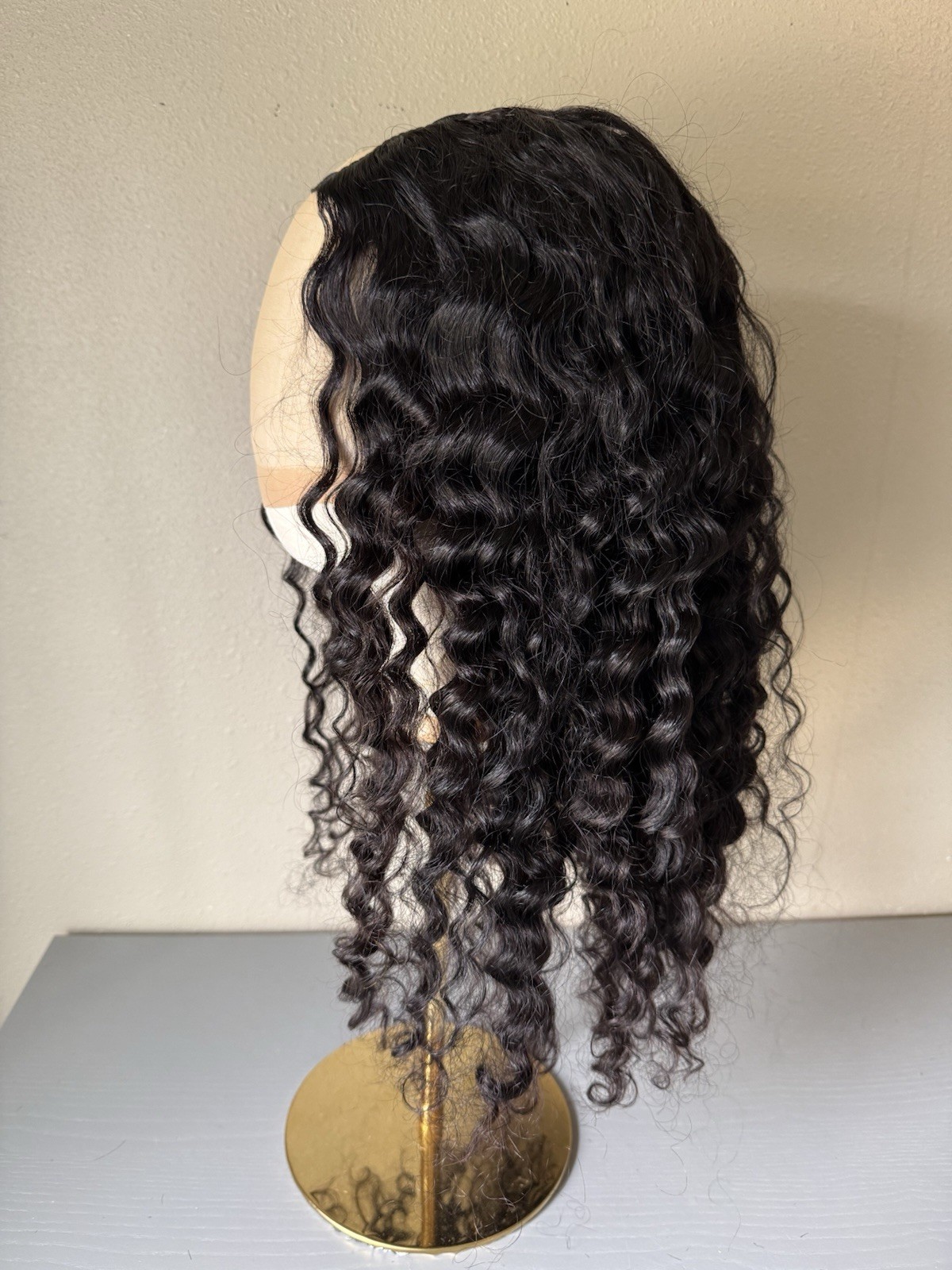 100% Human Hair Deep wave U part Wig 20 inch