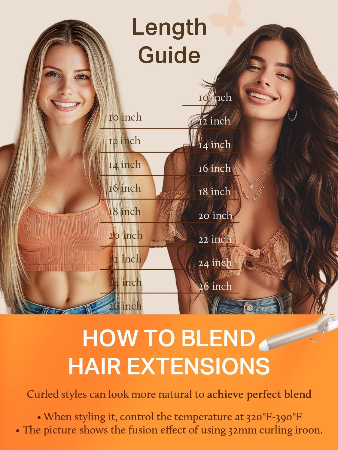 DOORES 10″ Dark Brown to Dirty Blonde Remy Tape-in Human Hair Extensions 20g
