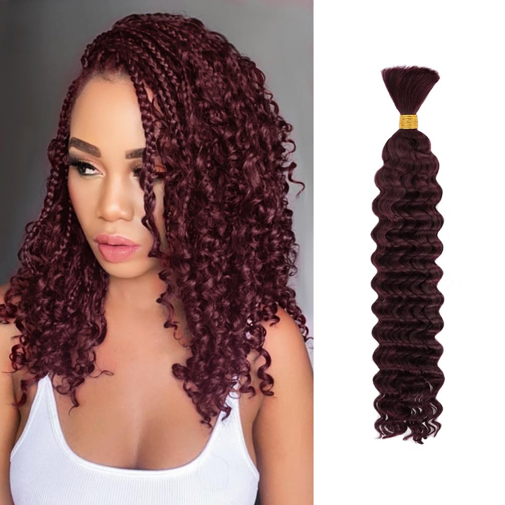 Magichouse Human Braiding Hair 1 Bundle 50G 16 Inch Boho Braids Human Hair 10A