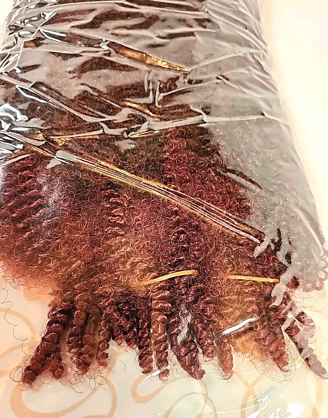 Outre 3 Pack AFRO TWISTS 24″ Extensions Springy Braids 2T1B/425 Red Brown Hair
