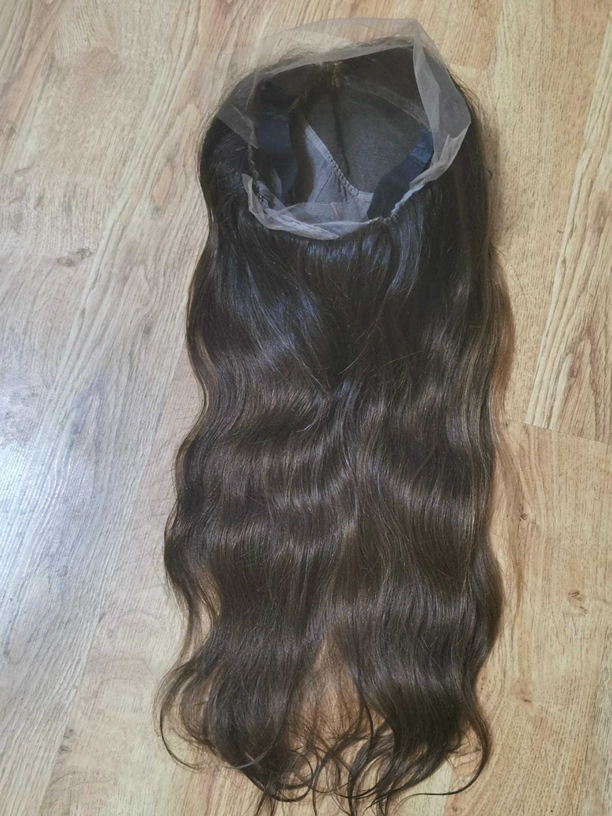 Quality European Full Lace Brown Human Hair wig 24″ New