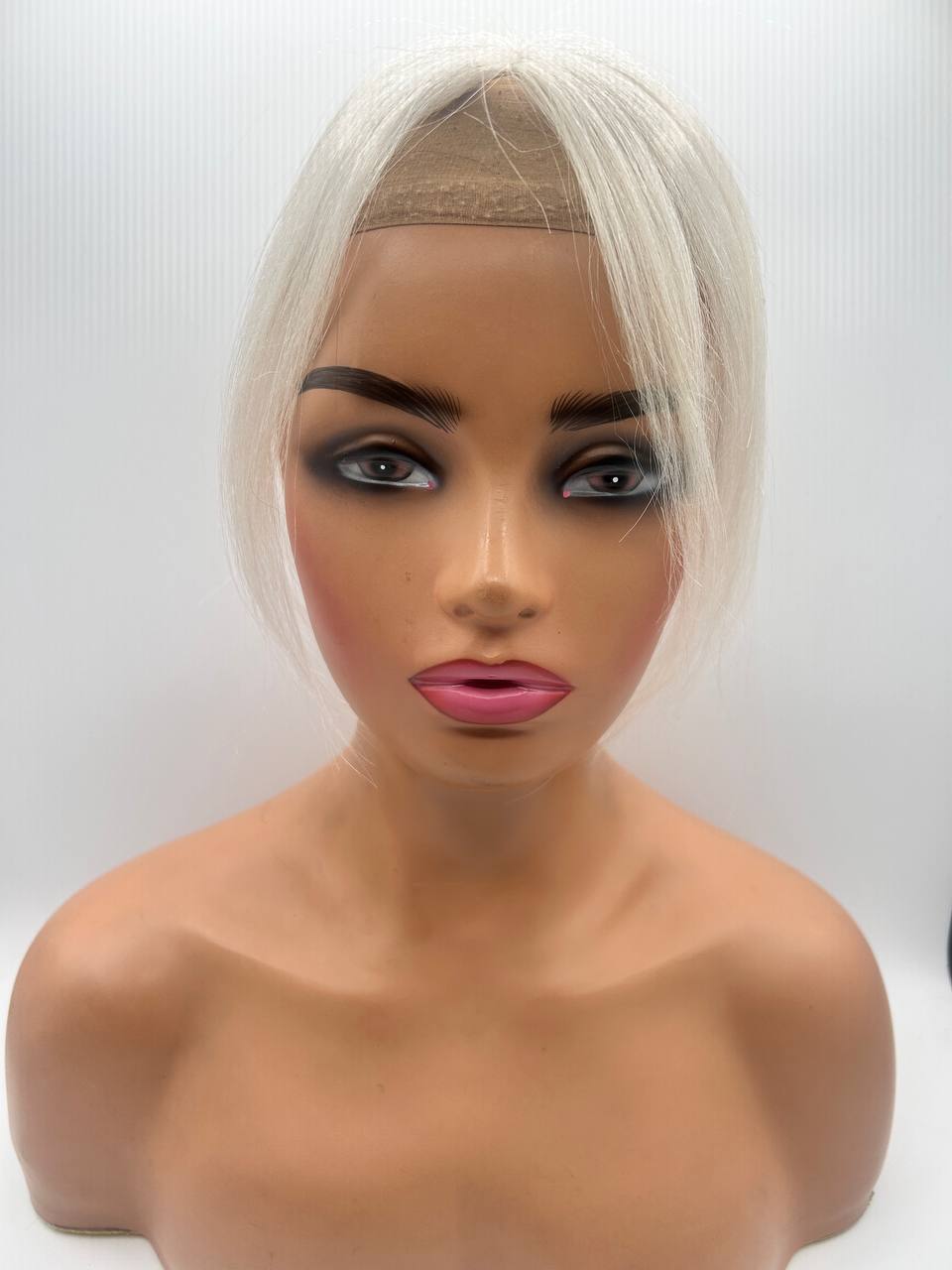 REECHO Straight 10inch Human Hair Topper Swiss Base 3.5″x2″, Blonde