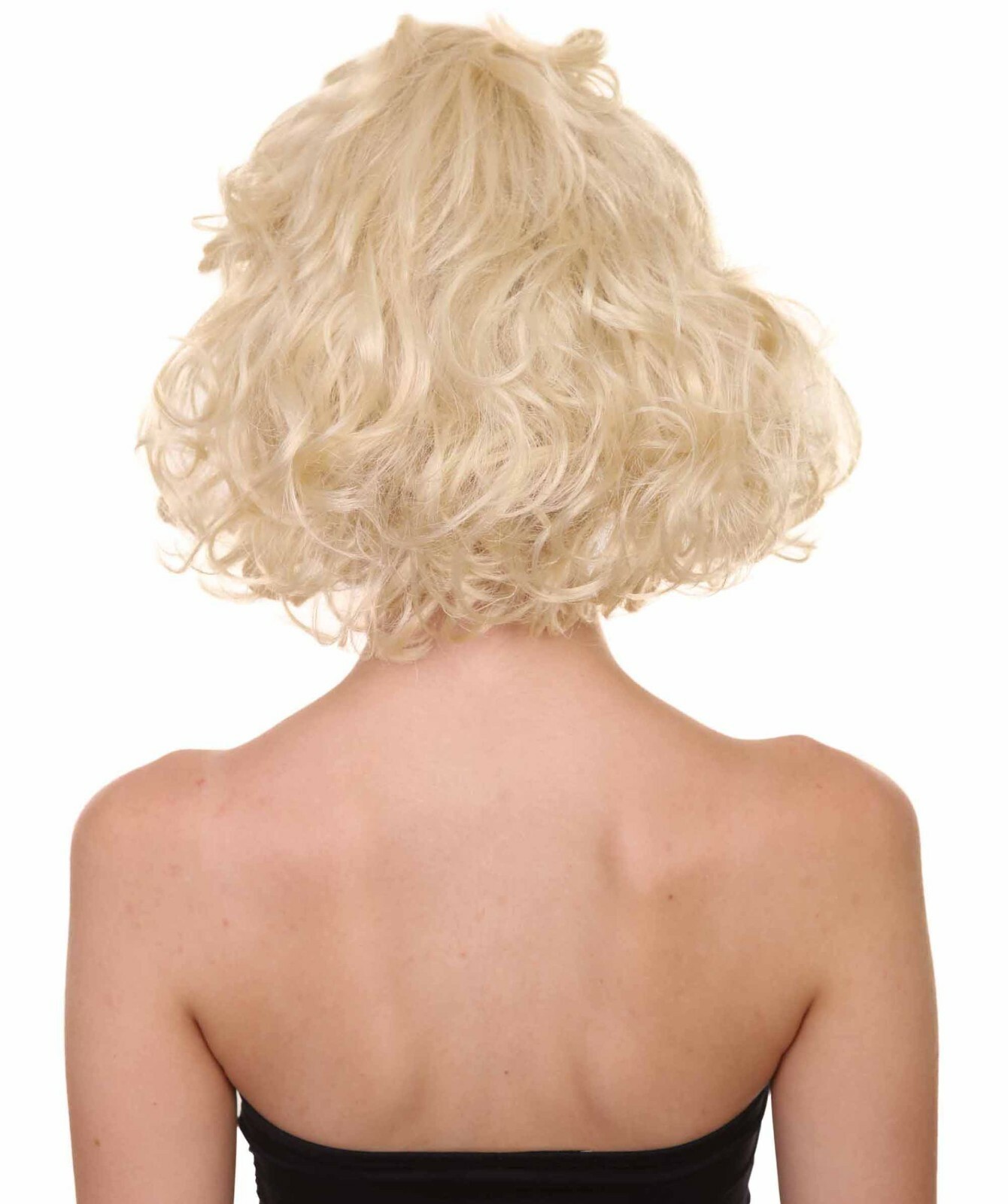 50’s Curly Wig | Blonde Vintage Wig | Premium Breathable Capless Cap HW-1584A