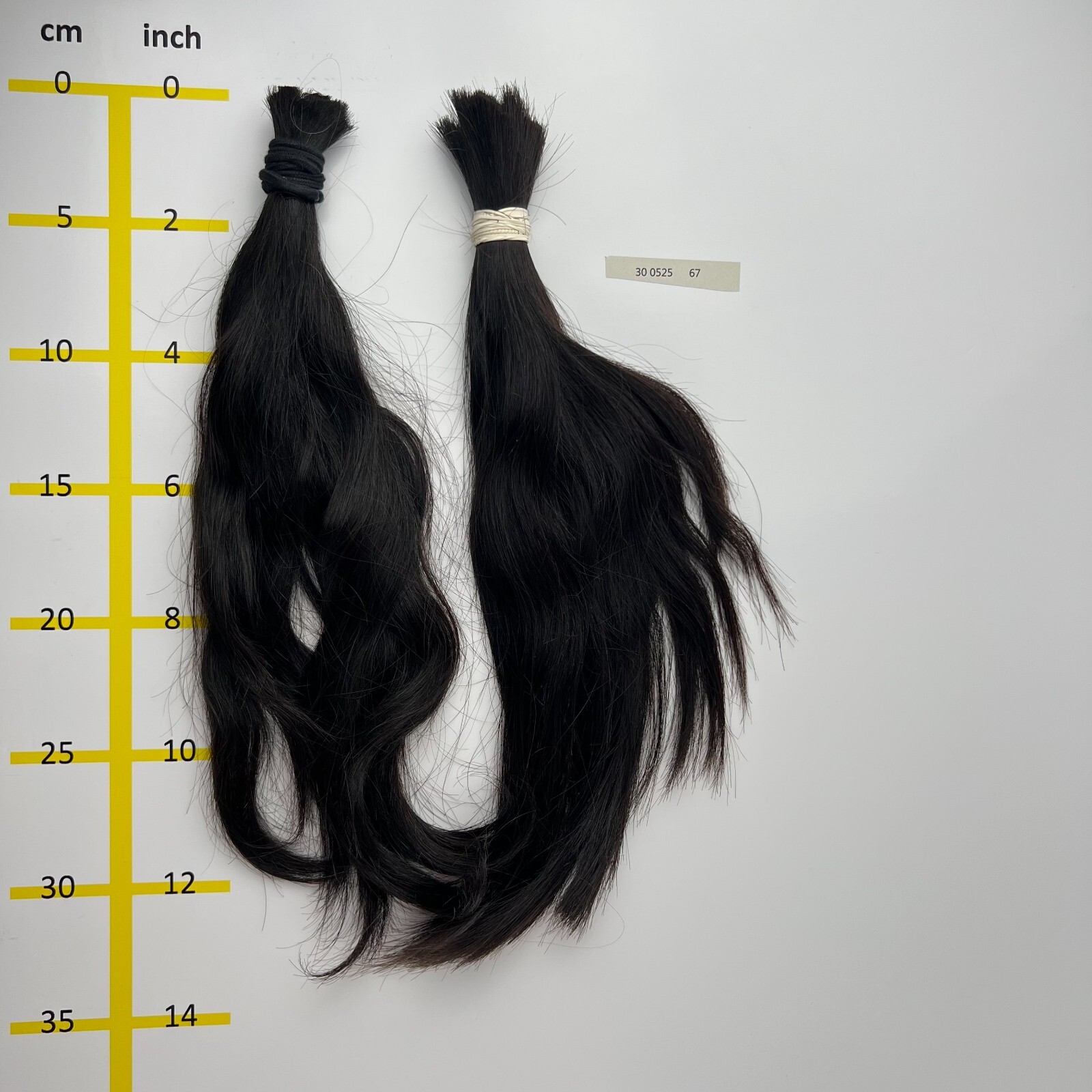 European hair, cut hair, raw hair, Dark Brown, 12”-14”, min. 100 gr.,virgin