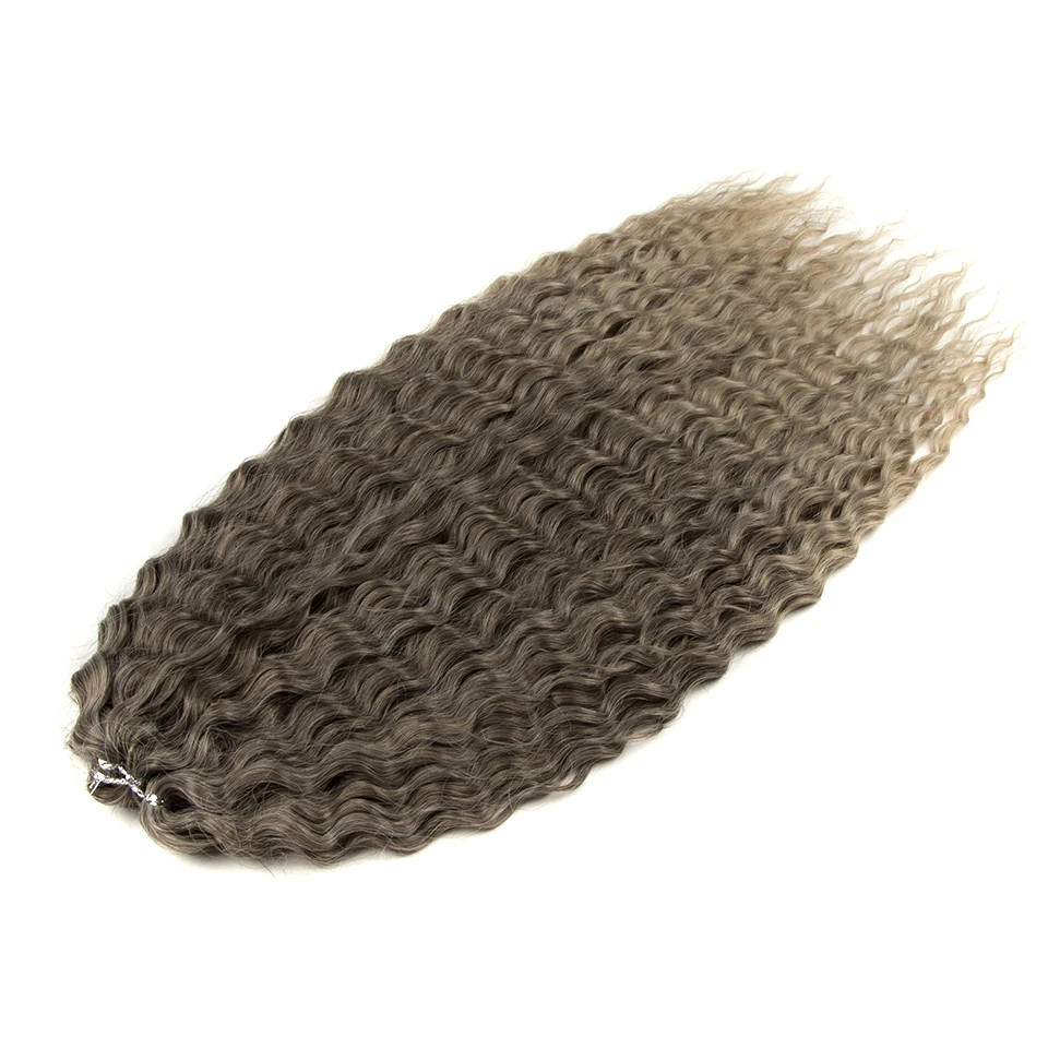 Ariel Hair Synthetic Twist Crochet Curly Hair 24 Inch Water Wave Braid Hair