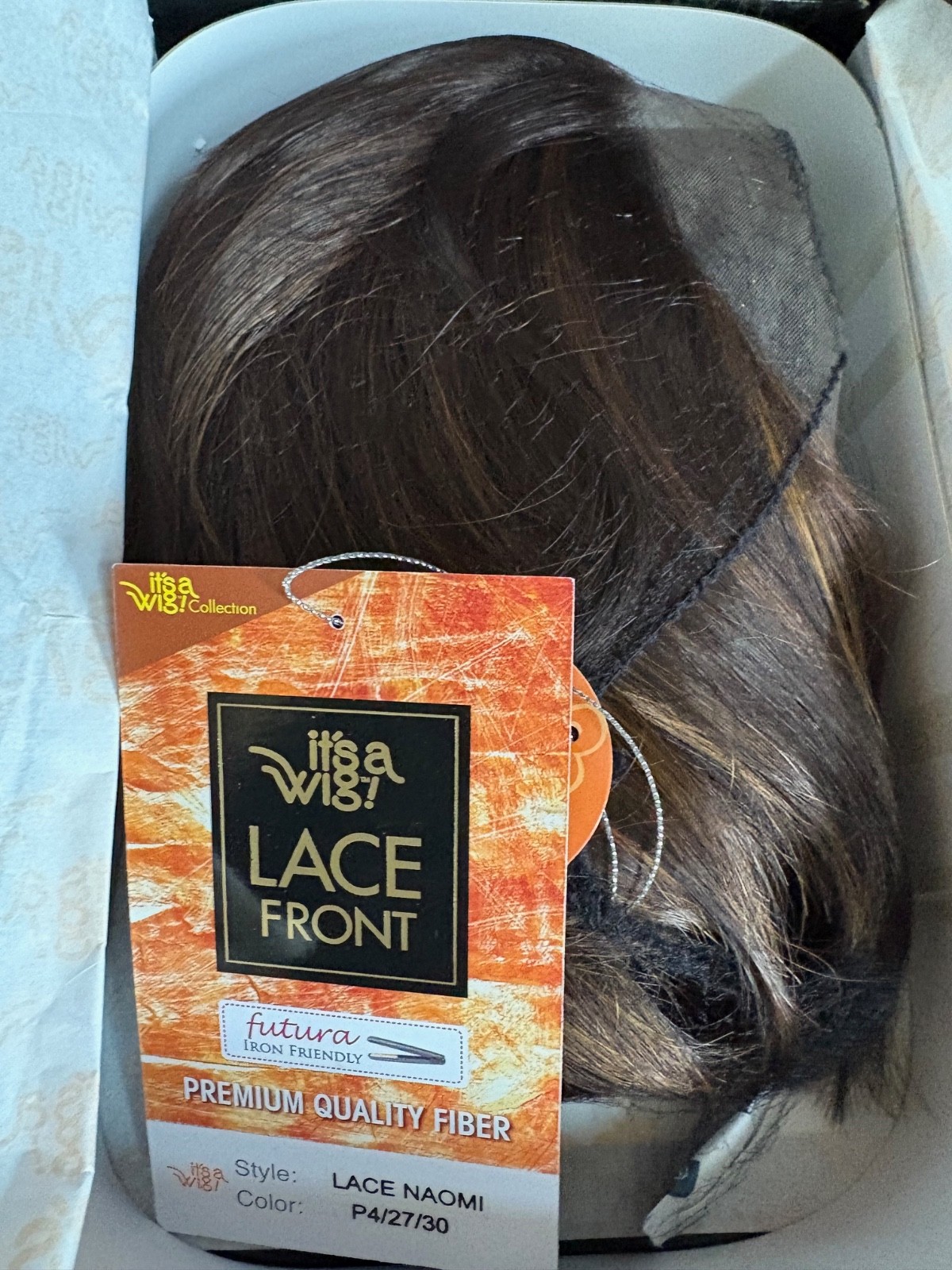 It’s a Wig! Lace Front Naomi P4/27/30 Premium Quality Fiber New in Box