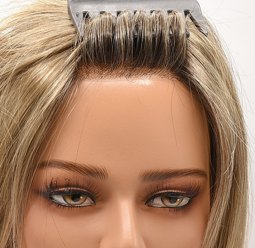 FIONA Wig by Henry Margu, 2418GR Color, *CLEARANCE!* Mono Top + Lace Front