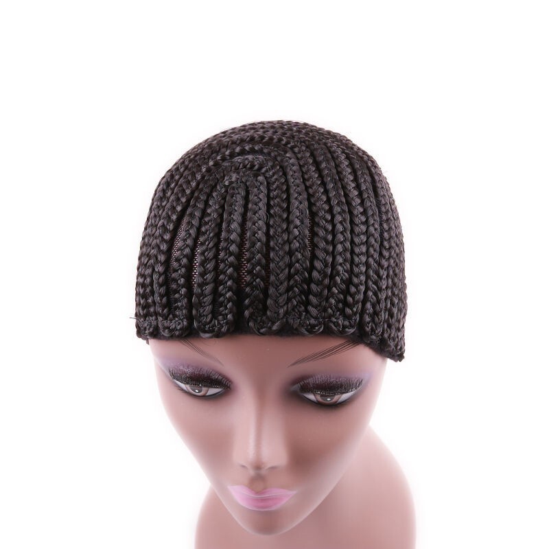 Refined Braided Wig Cap Cornrows Cap for Braiding Wig Crochet Hair Braided Wigs
