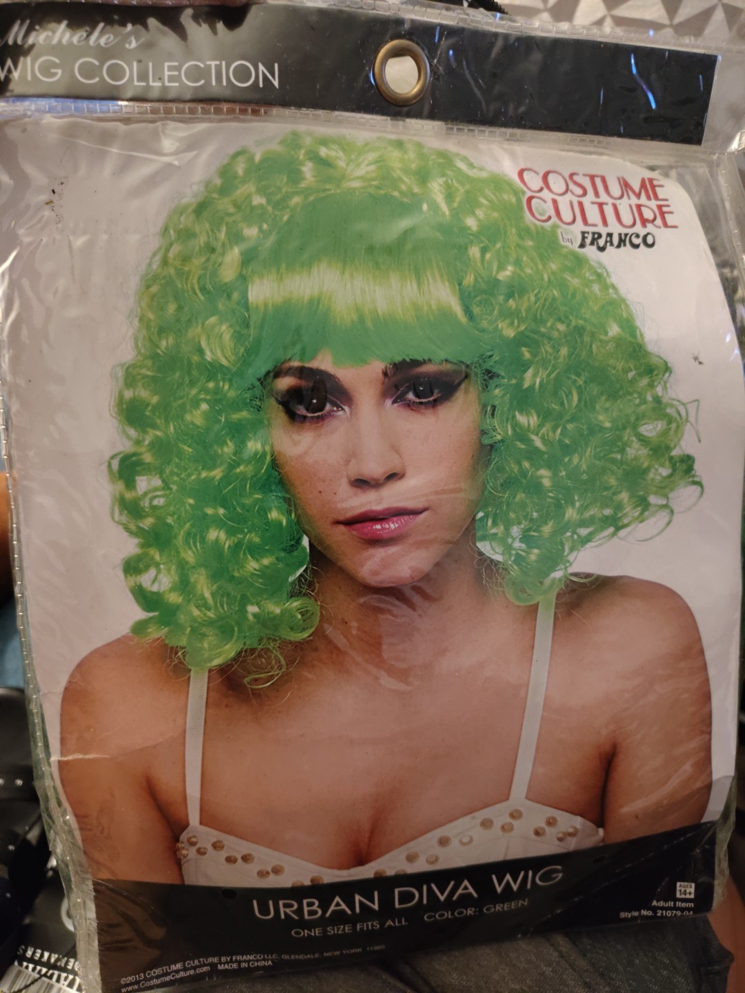 Michele’s Wig Collection Urban Diva OS Green Costume Culture By Franco