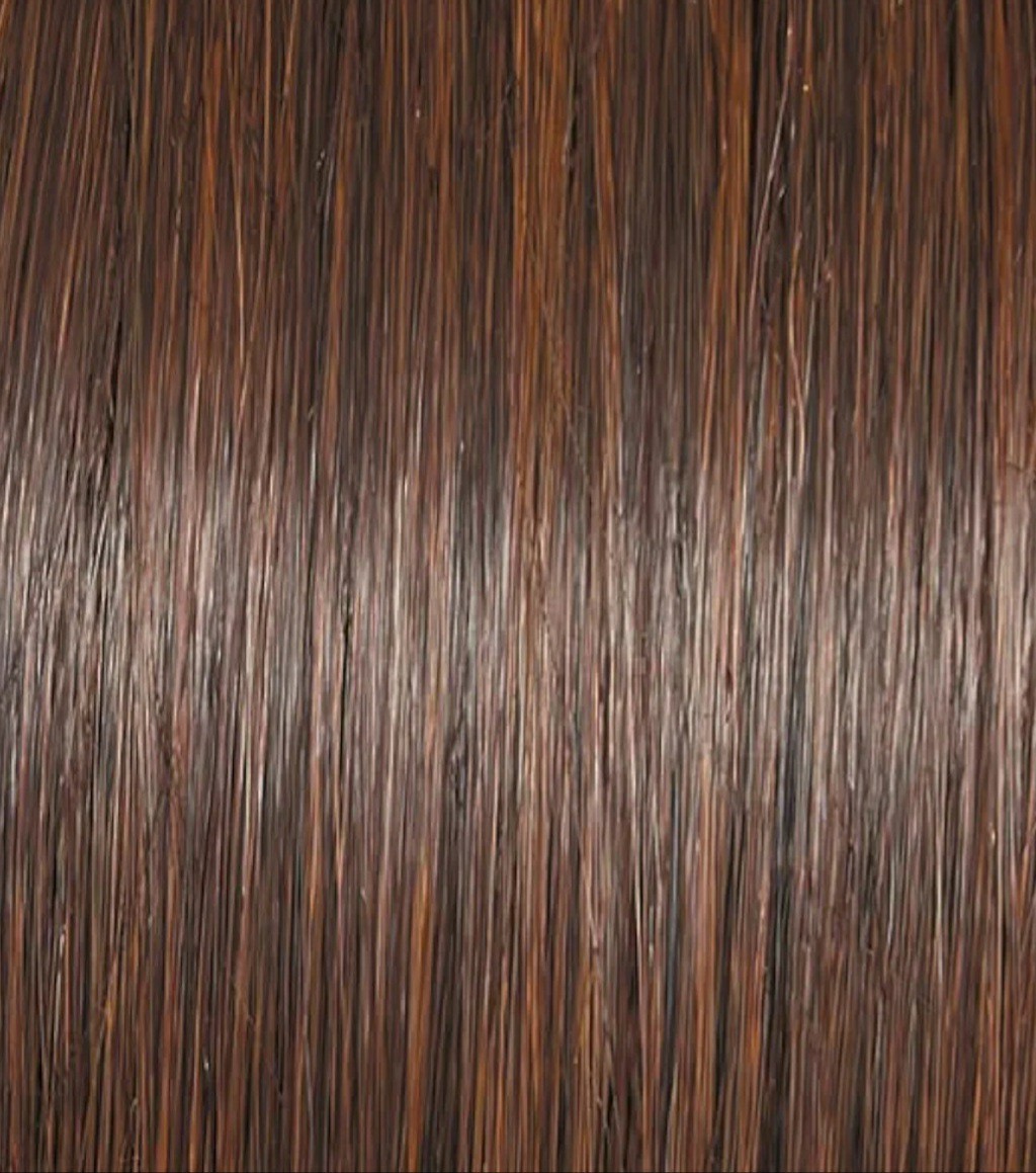 RAQUEL WELCH RL6/30 COPPER MAHOGANY STROKE OF GENIUS LONG WIG AVERAGE CAP NIB