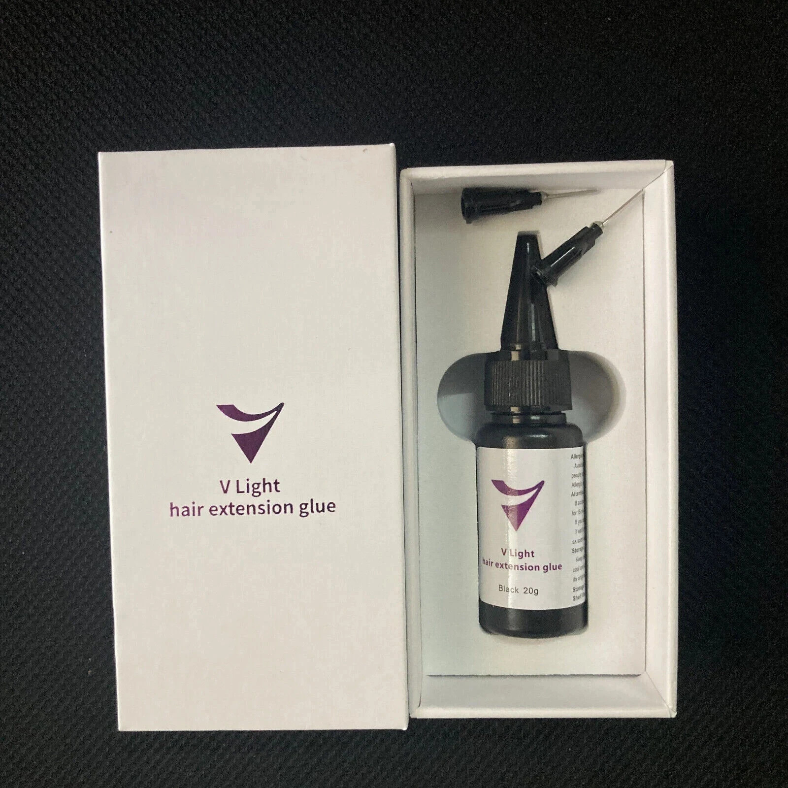 V Light Hair Extension Machine Box Sets (15-Piece) – 4 Glue & 4 Removal Solution