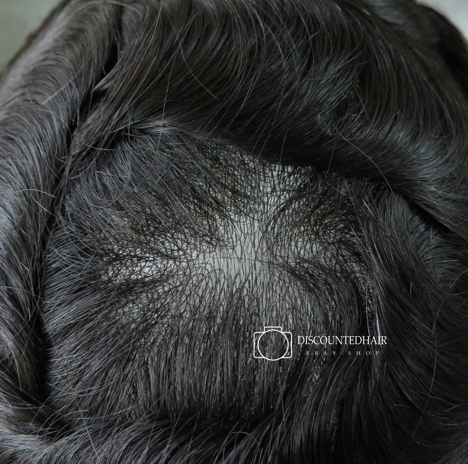 Invisible Hairline Ultra Thin Skin Hair Replacement Toupee Mens Hairpieces Black