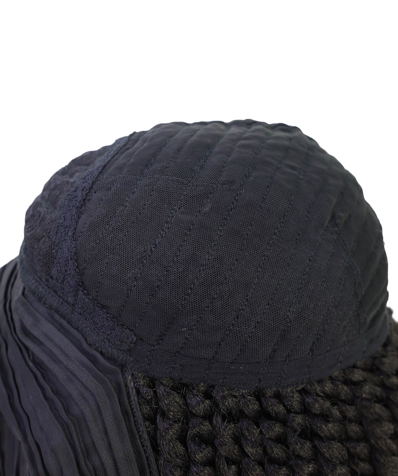 Lenora Easy Slip-On Long Braided 19 Inch Half Wig Layered