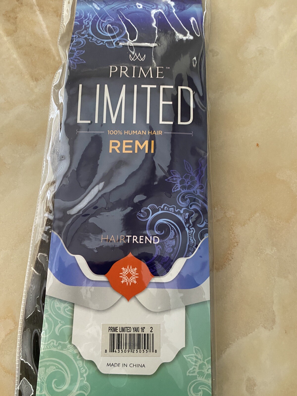 REMI PRIME LIMITED 100% HUMAN HAIR SOFT YAKY WEAVE- “16”INCH COLOR 2 TANGLE FREE