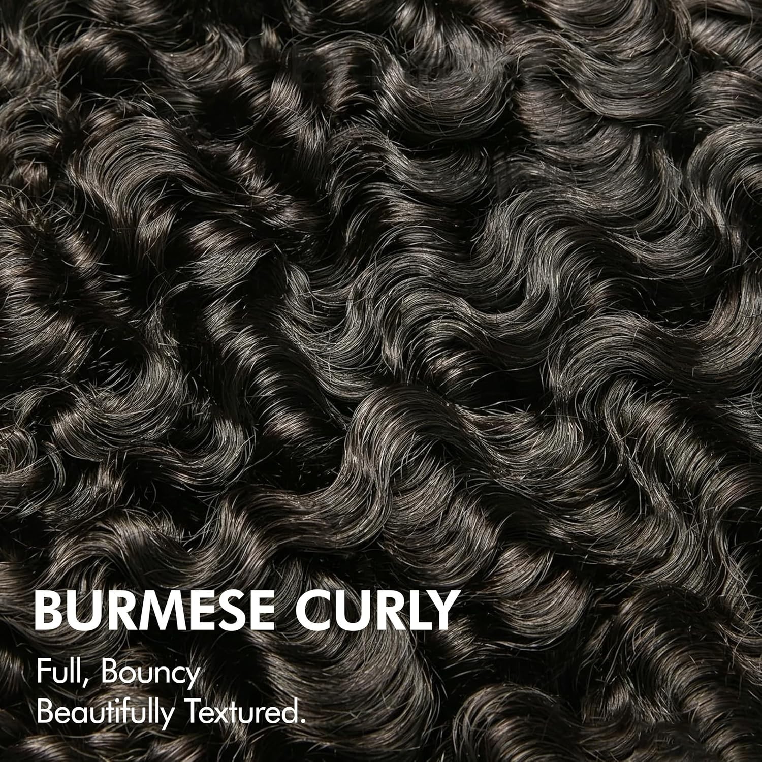 Burmese Curly Bundles Human Hair 18 20 22 Inch 100% Unprocessed Quick Weave